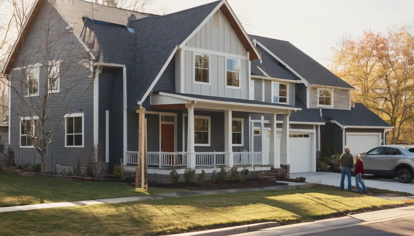 Home with fresh vinyl siding being installed in Shelton, CT